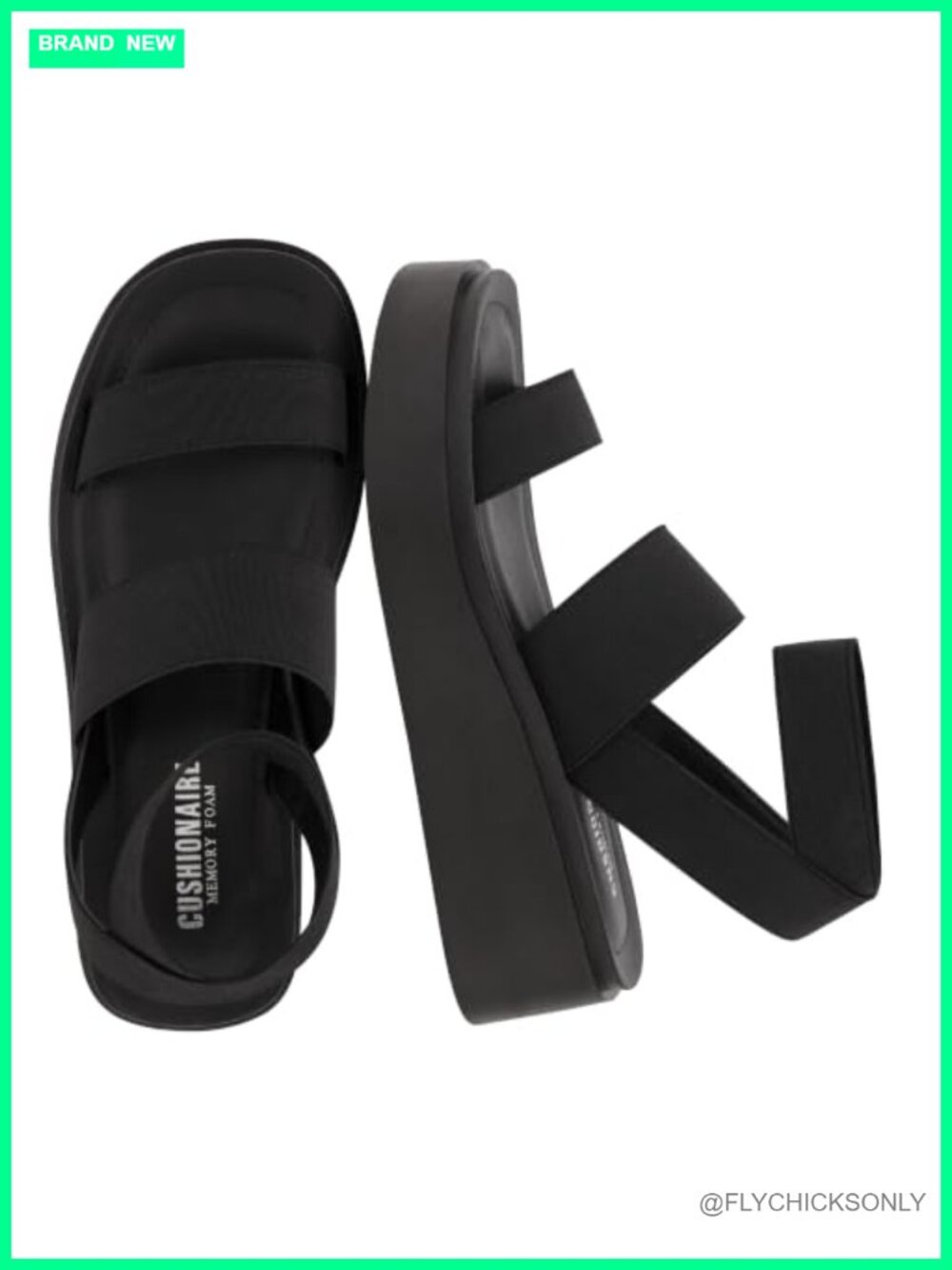 Platform Wedge Sandals Memory Foam Slingback Comfortable Walking
